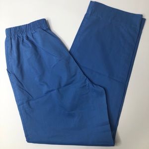 VTG 70s 80s Womens High Waisted Blue Pants Sz: 24